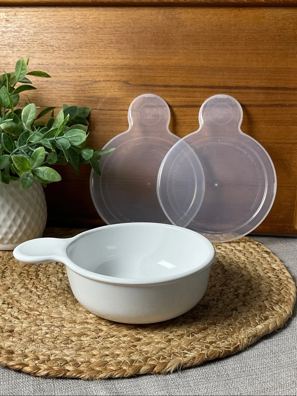 Vintage CorningWare Grab-it Bowls P-150-B 550mL Set of 2 with Lids